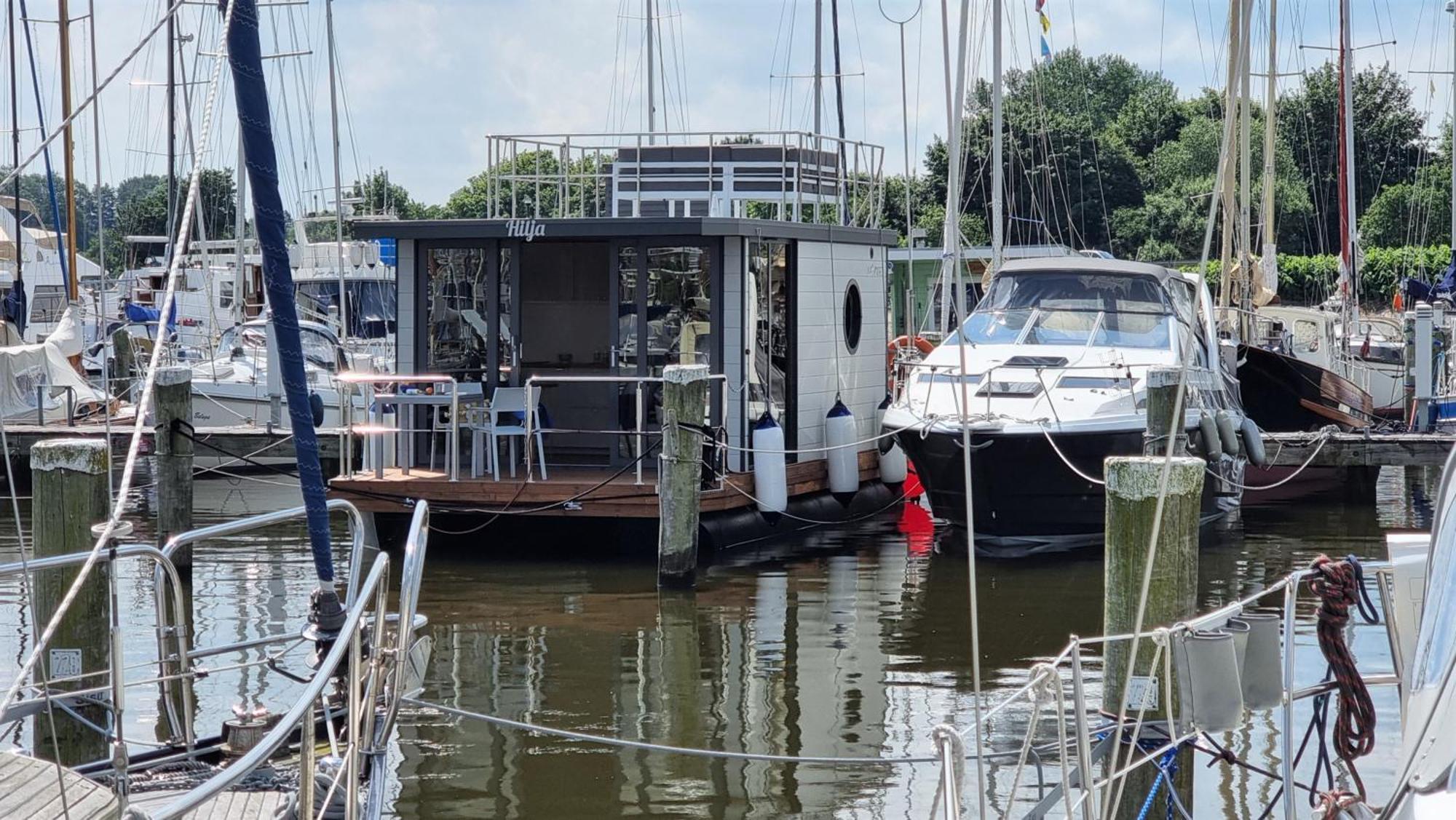 Hausboot Hilja Hotel Schleswig Exterior foto
